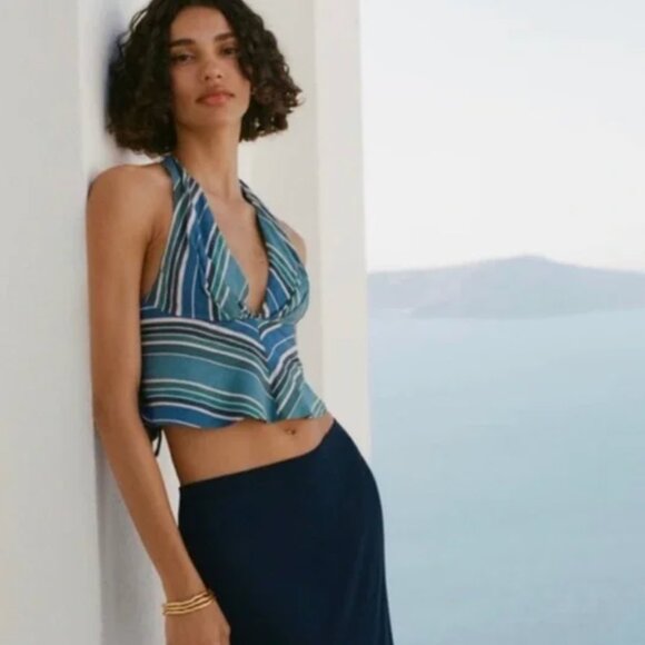 Zara Linen Blend Top - Picture 3 of 4